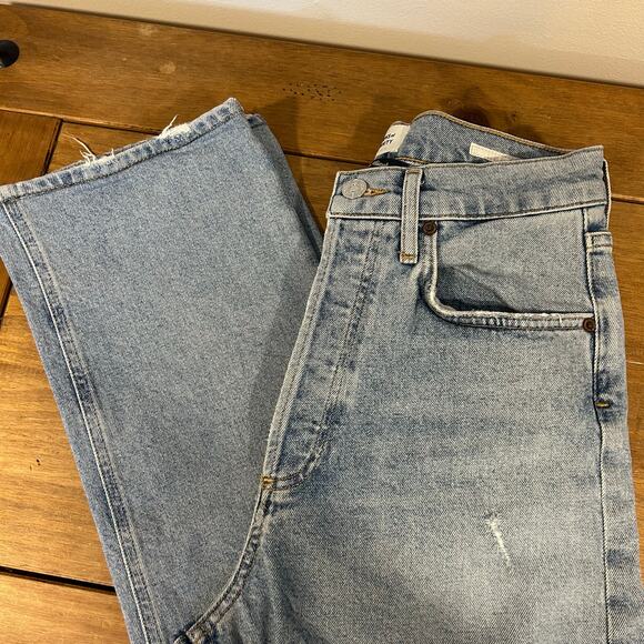 Citizens Of Humanity Light Blue Straight Leg Jeans - Picture 13 of 14